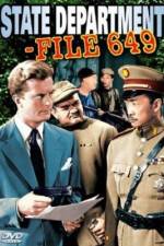 Watch State Department File 649 Movie4k
